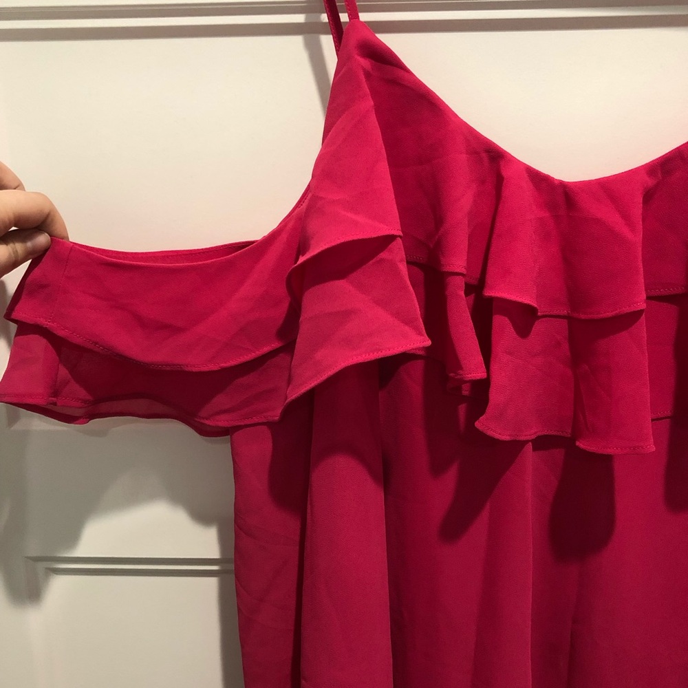 Off The Shoulder Ruffle Dress - Picture 2 of 4